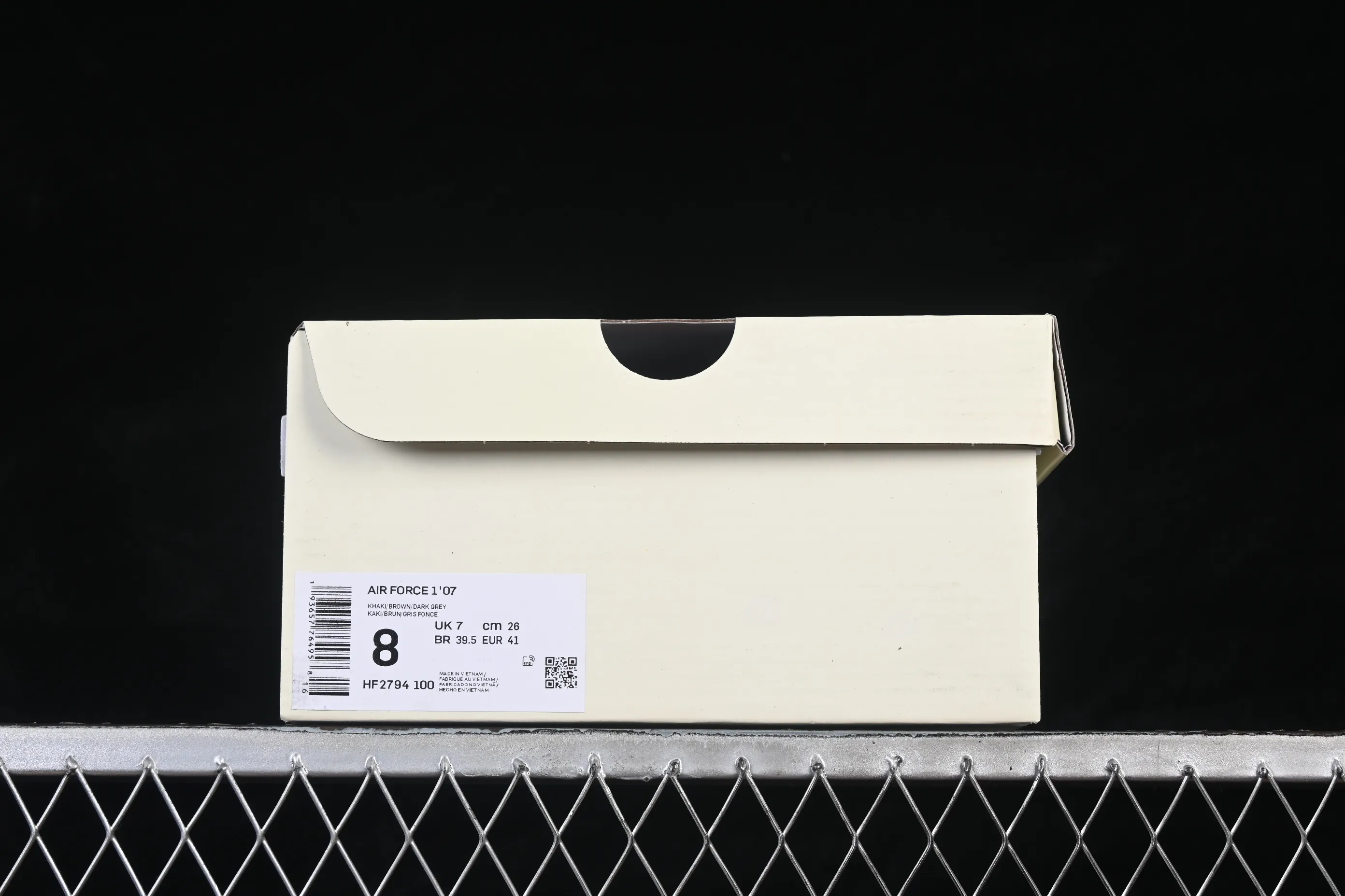 All categories Nk Air Force 1 Air Force series Nk Air Force 1 Low Air Force low-top Nike Air Force 1'07 Low White, gray, brown and blue stitching Air Force 1 low-top casual sneakers HF2794-100